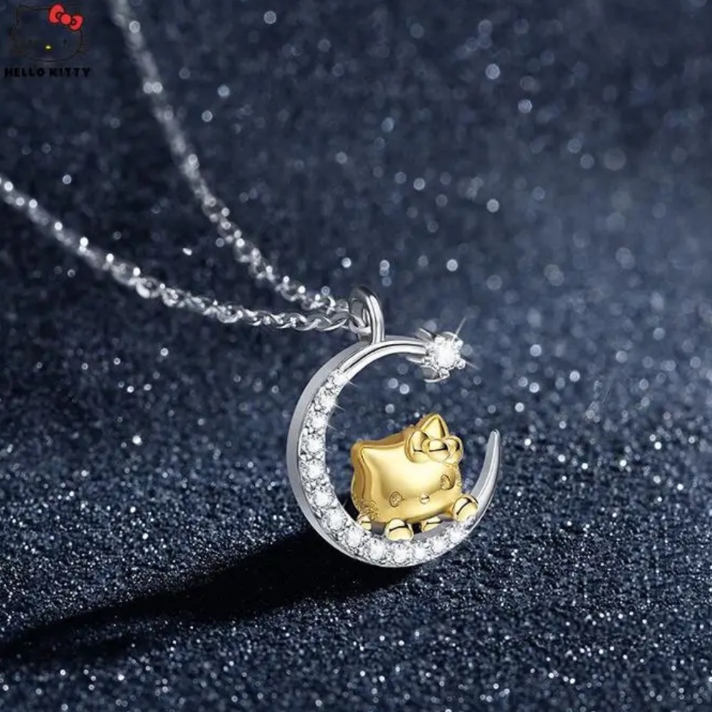 925Silver Hello Kitty necklace